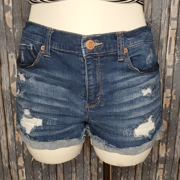 Mudd Flx Stretch Denim Shorts Sz 9 